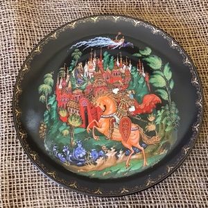 Vintage 1988 Russian Legends Fairy Tale porcelain plate. Plate #1 in the…